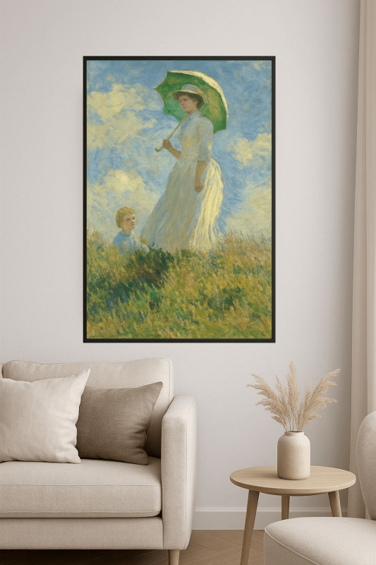 Kobieta Z Parasolą - CasaNookDecor