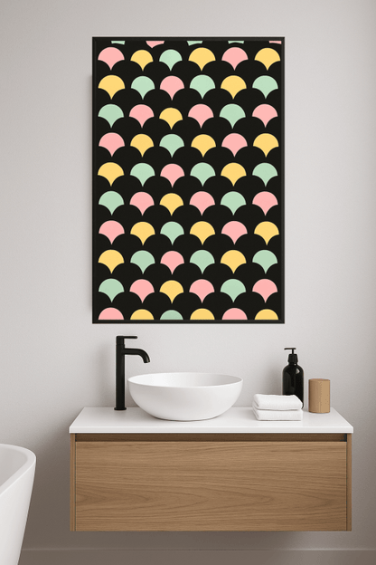 Kolorowy Wzór Muszli Scallop - CasaNookDecor