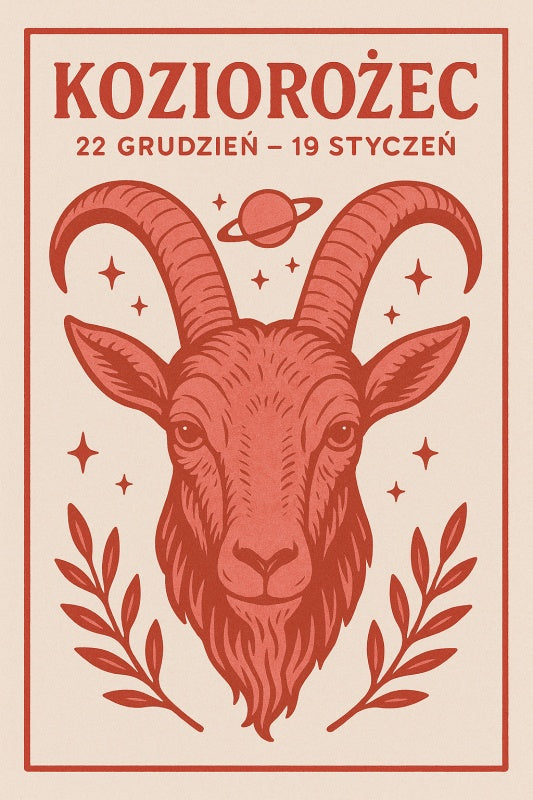 Koziorożec Sztuka Zodiaku - CasaNookDecor