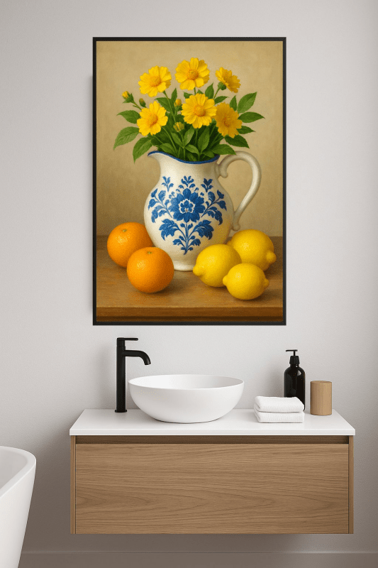 Kwiatowy Dzbanek Z Owocami - CasaNookDecor