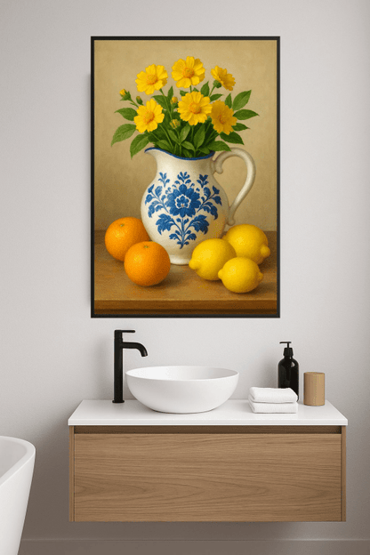 Kwiatowy Dzbanek Z Owocami - CasaNookDecor