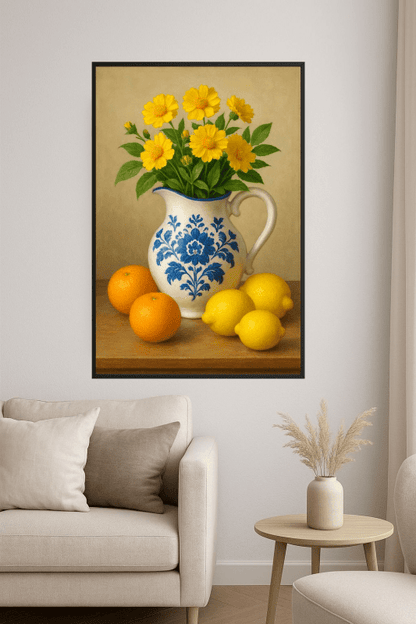 Kwiatowy Dzbanek Z Owocami - CasaNookDecor