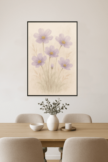 Kwiatowy Motyw Lawendy - CasaNookDecor