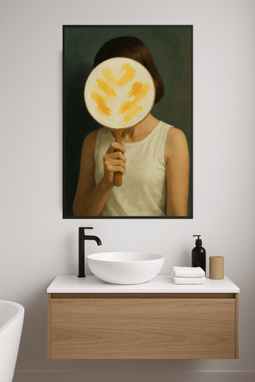 Lustro Abstrakcyjnej Sztuki - CasaNookDecor