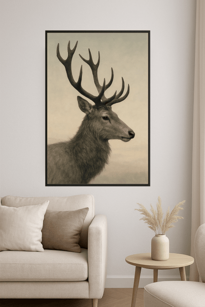 Majestatyczny Profil Jelenia - CasaNookDecor