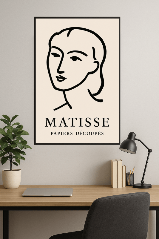 Matisse Papiers Découpés Druk - CasaNookDecor