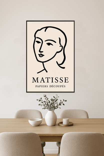 Matisse Papiers Découpés Druk - CasaNookDecor