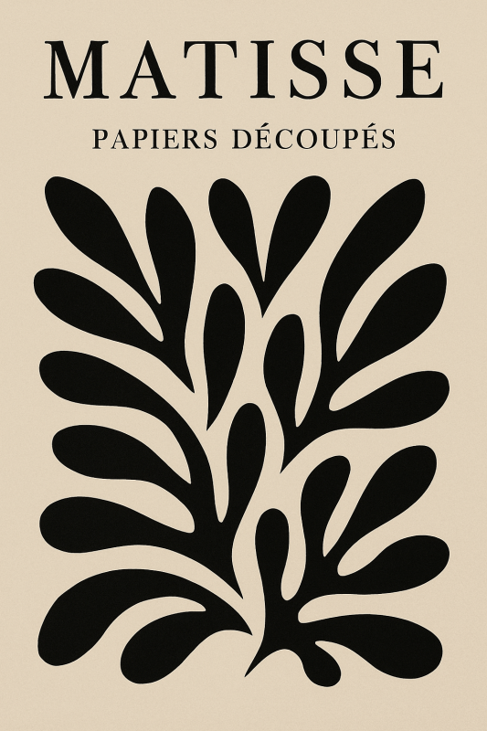 Matisse Papiers Découpés - Druk Sztuki - CasaNookDecor