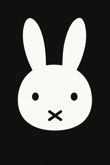 Minimalistyczny Druk Sztuki Królika - CasaNookDecor