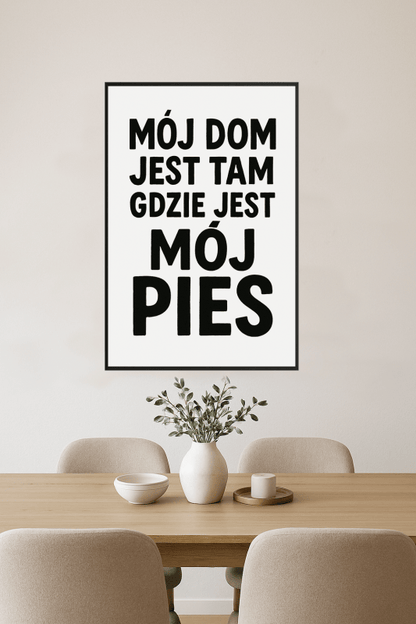 Mój Pies Plakat - CasaNookDecor