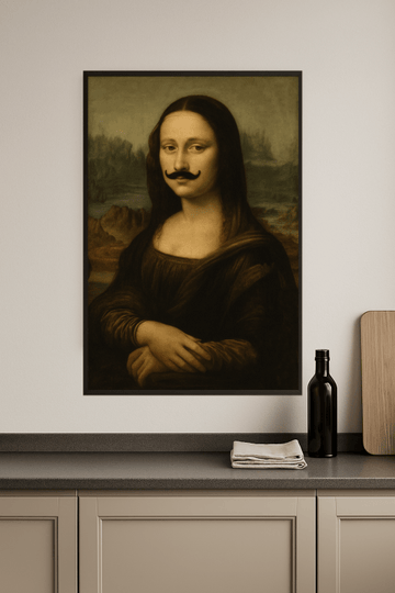 Mona Lisa Z Wąsami - CasaNookDecor