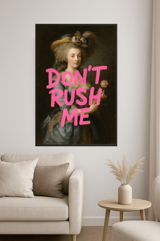 Nie Spiesz Się, Grafika Artystyczna - CasaNookDecor