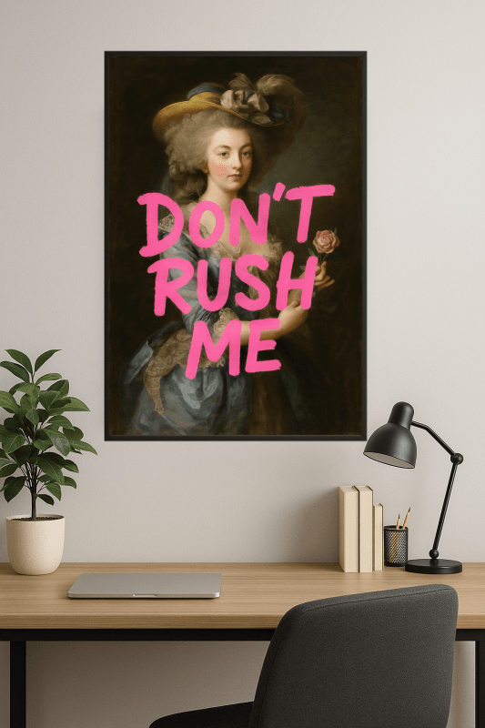 Nie Spiesz Się, Grafika Artystyczna - CasaNookDecor