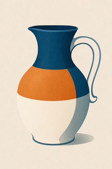 Nowoczesny Kolorowy Dzbanek - CasaNookDecor