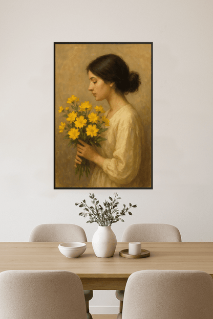 Obraz Bukiet Żółtych Kwiatów - CasaNookDecor