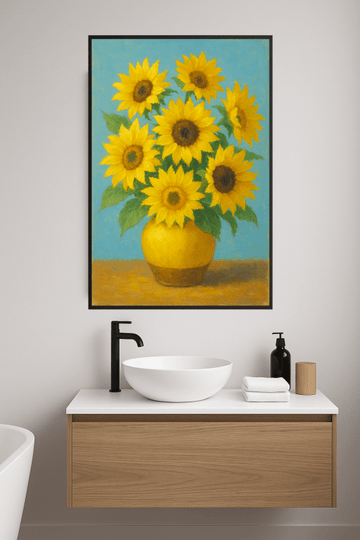 Obraz Bukietu Słoneczników - CasaNookDecor – plakat do druku