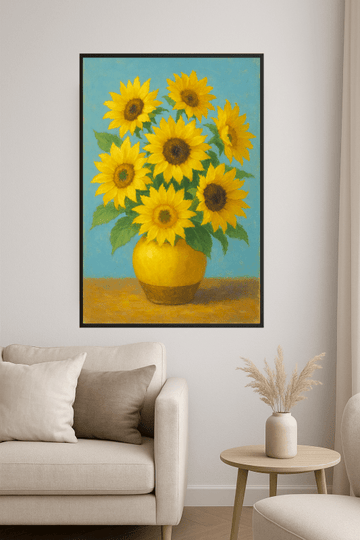 Obraz Bukietu Słoneczników - CasaNookDecor – plakat do druku