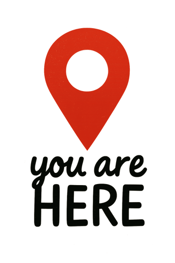 Pin Lokalizacji 'Jesteś Tutaj' - CasaNookDecor