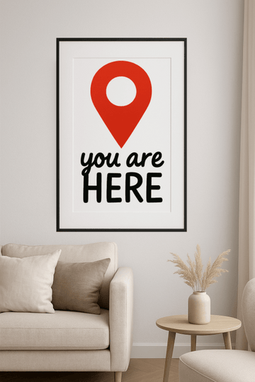 Pin Lokalizacji 'Jesteś Tutaj' - CasaNookDecor