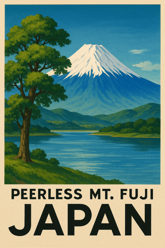Plakat Gór Mt. Fuji Bez Równych - CasaNookDecor