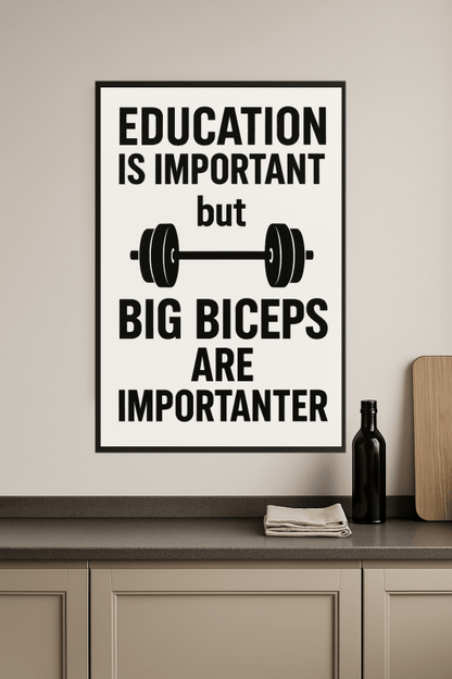 Plakat Motywacyjny Fitness - CasaNookDecor
