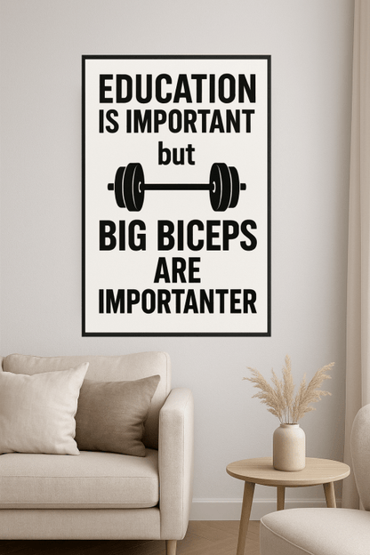 Plakat Motywacyjny Fitness - CasaNookDecor
