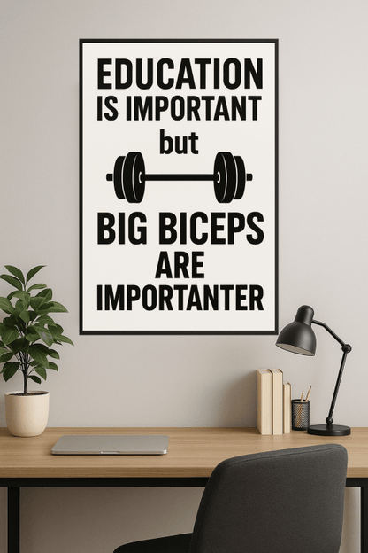 Plakat Motywacyjny Fitness - CasaNookDecor