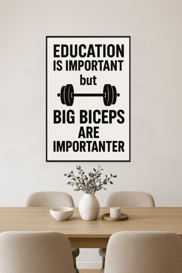 Plakat Motywacyjny Fitness - CasaNookDecor