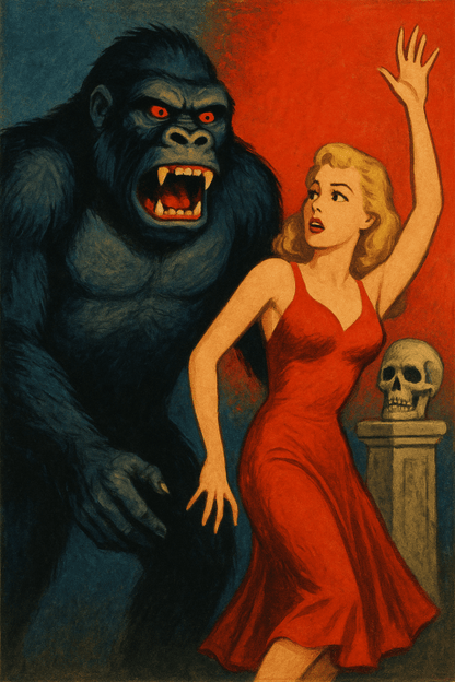 Plakat Vintage King Konga - CasaNookDecor