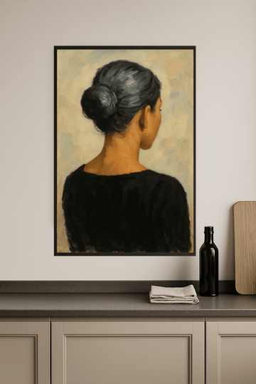 Portret Eleganckiej Kobiety - CasaNookDecor