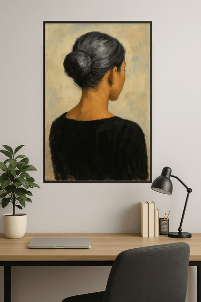 Portret Eleganckiej Kobiety - CasaNookDecor