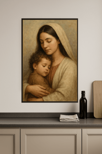 Portret Matki I Dziecka - CasaNookDecor