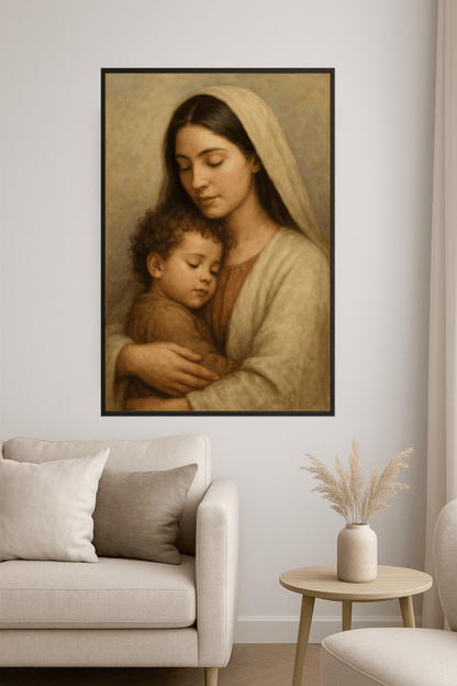 Portret Matki I Dziecka - CasaNookDecor