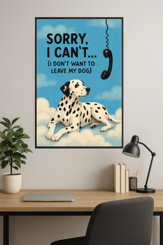 Przykro Mi, Nie Mogę Sztuki Psów - CasaNookDecor