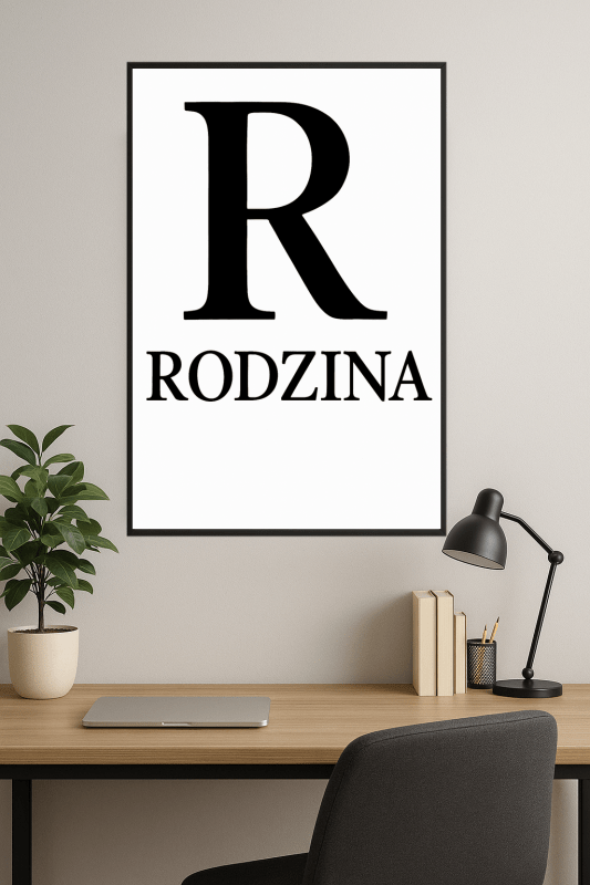 Rodzina Plakat Sztuki Ściennej - CasaNookDecor