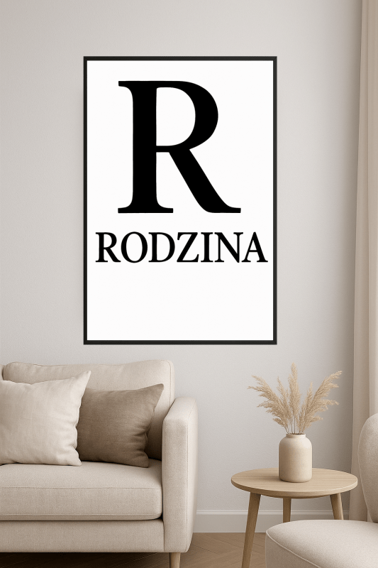 Rodzina Plakat Sztuki Ściennej - CasaNookDecor