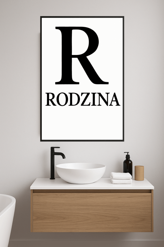 Rodzina Plakat Sztuki Ściennej - CasaNookDecor