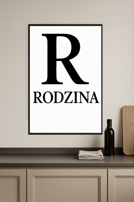 Rodzina Plakat Sztuki Ściennej - CasaNookDecor