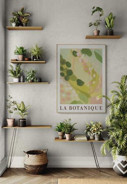 La Botanique – Abstrakcyjny Plakat Roślinny w Pastelowych Kolorach (B2)