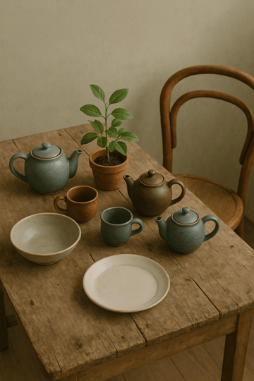 Rustykalna zastawa stołowa - CasaNookDecor