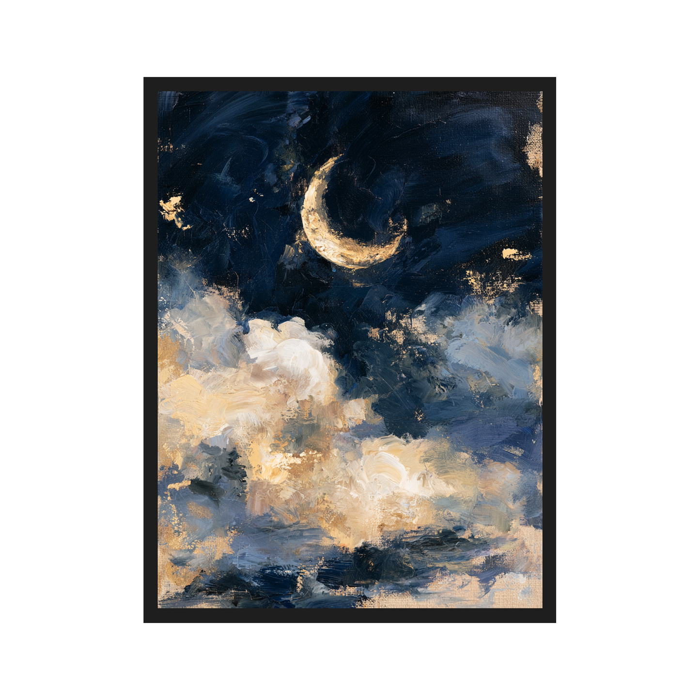 Night Sky I art print in a black frame – plakat na ścianę