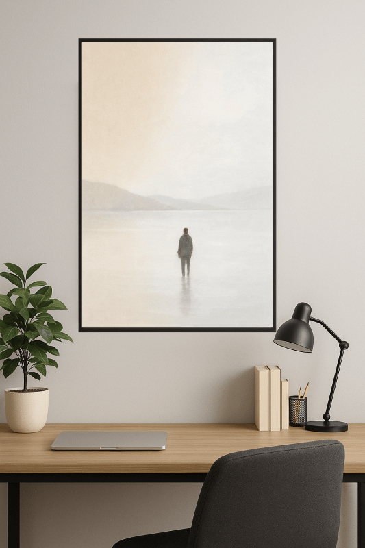 Samotność W Minimalistycznym Krajobrazie - CasaNookDecor