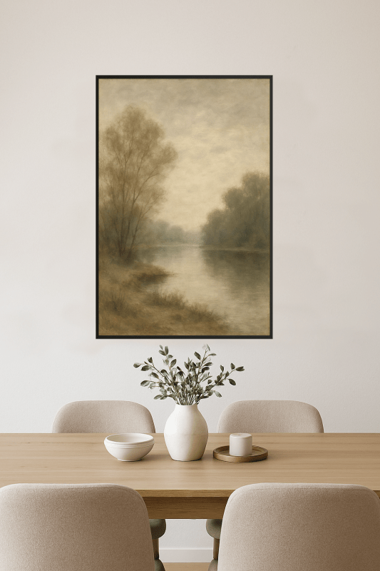 Sielankowy Krajobraz Rzeki w Sztuce - CasaNookDecor