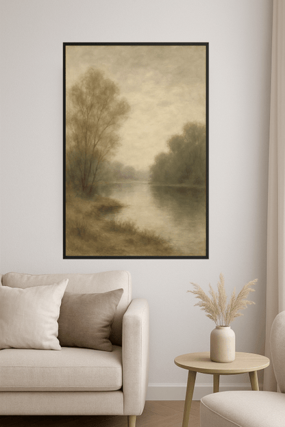 Sielankowy Krajobraz Rzeki w Sztuce - CasaNookDecor