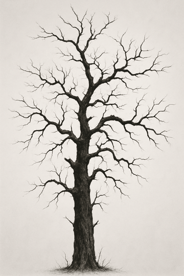 Skręcony Bezimienny Kształt Drzewa - CasaNookDecor