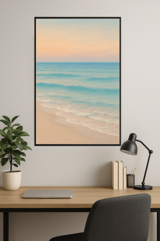 Spokojna Plaża - Druk Sztuki - CasaNookDecor