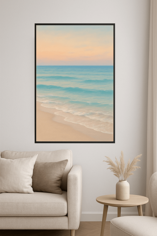 Spokojna Plaża - Druk Sztuki - CasaNookDecor
