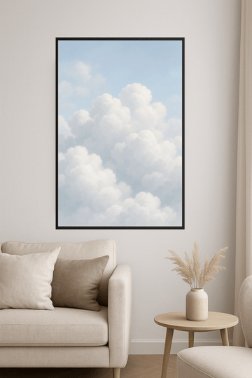 Spokojny Druk Sztuki Chmurowej - CasaNookDecor