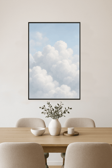 Spokojny Druk Sztuki Chmurowej - CasaNookDecor