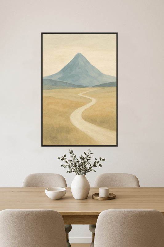 Spokojny Krajobraz Górski Sztuka - CasaNookDecor
